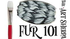 The Art Sherpa: How to paint Basic Fur with Acrylic Paint EASIER than you think