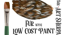 Thumbnail image for The Art Sherpa: How to paint AMAZING Fur with Student paint and Inexpensive Brushes