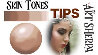 The Art Sherpa: Skin Tone Tip to improve matching from a reference Quick Quest 2018