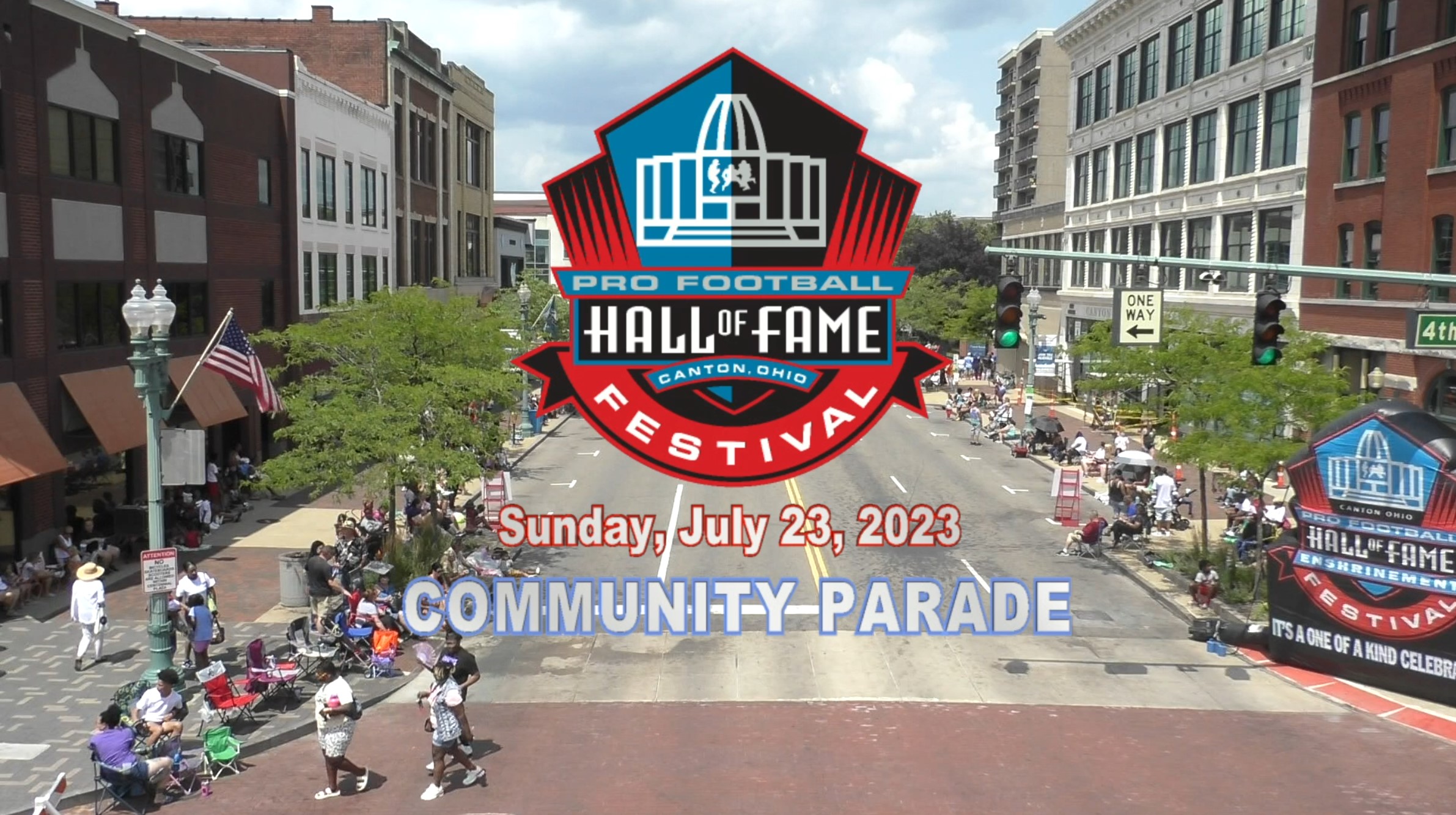 2023 Pro Football Hall Of Fame Enshrinement Festival Community Parade
